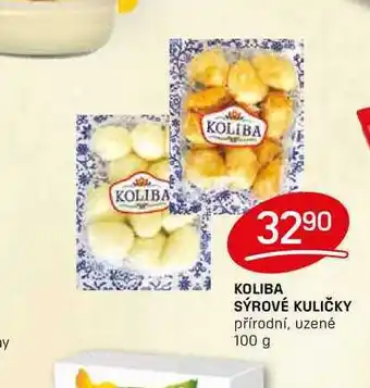 Flop KOLIBA SÝROVÉ KULIČKY přírodní, uzené 100 g nabídka