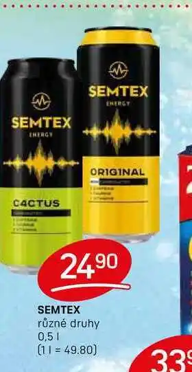 Flop SEMTEX různé druhy 0,5l nabídka