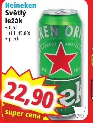 Norma Heineken Světlý ležák 0.5L nabídka