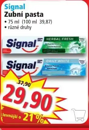 Norma Signal Zubní pasta nabídka