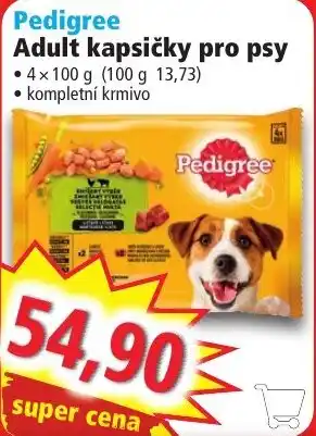 Norma Pedigree Adult kapsičky pro psy nabídka