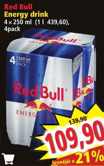 Norma Red Bull Energy drink nabídka