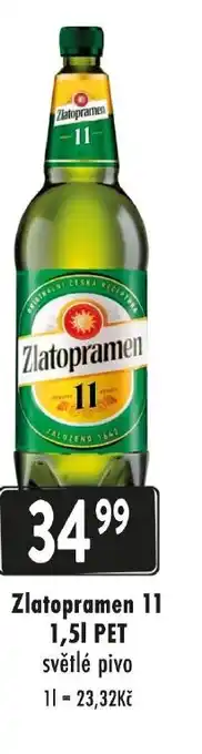 Qanto Zlatopramen 11 1,5L PET nabídka