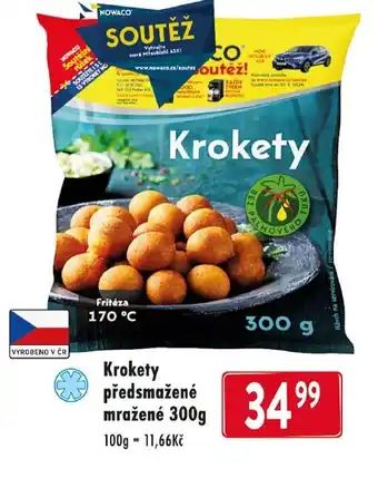 Krokety předsmažené mražené 300g