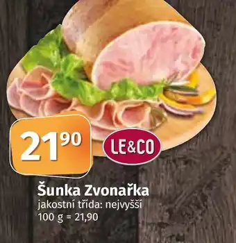 COOP TIP Šunka Zvonařka nabídka