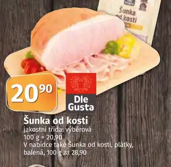 COOP TIP Šunka od kosti nabídka