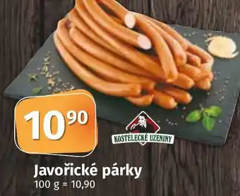 COOP TIP Javořické párky nabídka