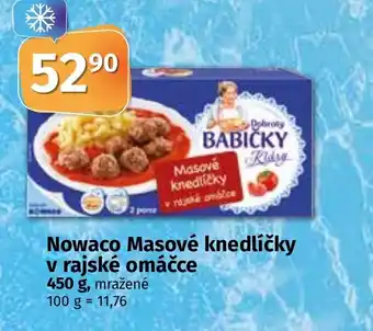 COOP TIP Nowaco Masové knedlíčky v rajské omáčce nabídka