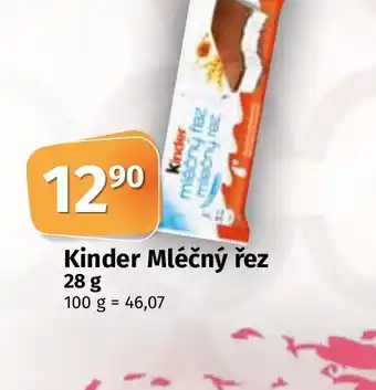 COOP TIP Kinder Mléčný řez 28 g nabídka