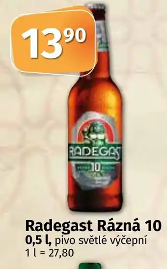 COOP TIP Radegast Rázná 10 0,5L nabídka