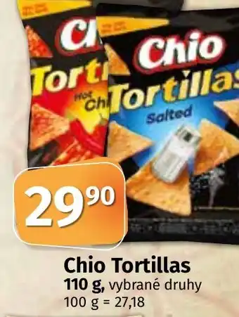 COOP TIP Chio Tortillas 110 g nabídka