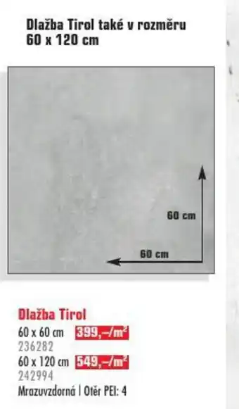 Uni Hobby Dlažba Tirol nabídka
