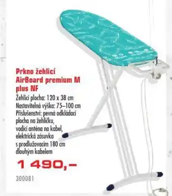 Uni Hobby Prkno žehlicí AirBoard premium M plus NF nabídka