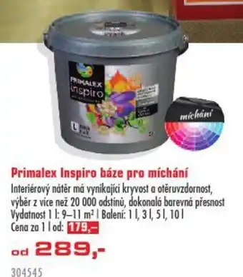 Uni Hobby Primalex Inspiro báze pro míchání nabídka