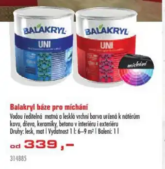 Uni Hobby Balakryl báze pro míchání nabídka