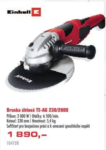 Uni Hobby Bruska úhlová TE-AG 230/2000 nabídka
