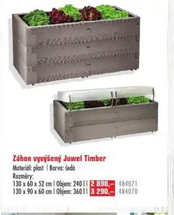 Uni Hobby Záhon vyvýšený Juwel Timber nabídka