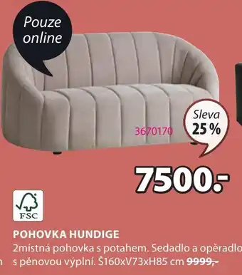JYSK POHOVKA HUNDIGE nabídka