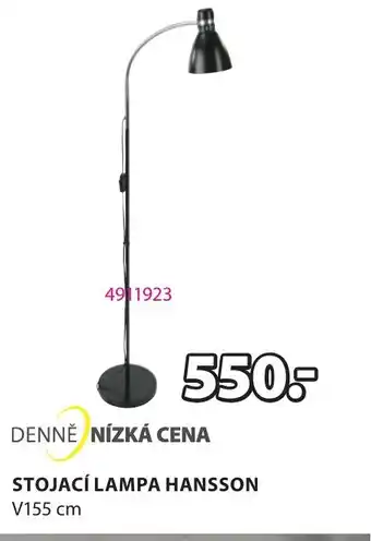 JYSK STOJACÍ LAMPA HANSSON nabídka