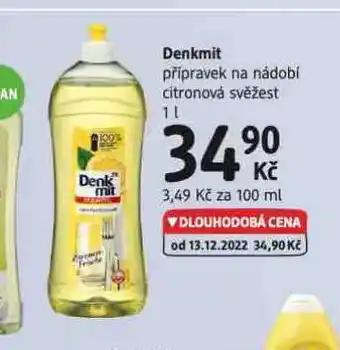 dm drogerie Denkmit přípravek na nádobí nabídka