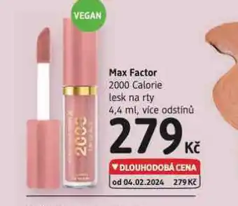 dm drogerie Max factor lesk na rty nabídka