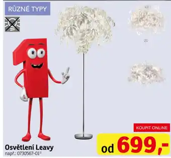 Asko Osvětlení Leavy nabídka