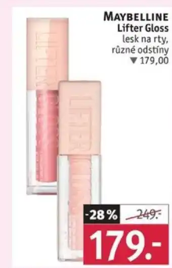 Rossmann MAYBELLINE Lifter Gloss nabídka