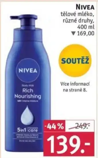 Rossmann NIVEA nabídka