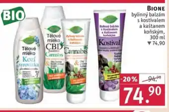 Rossmann BIONE nabídka