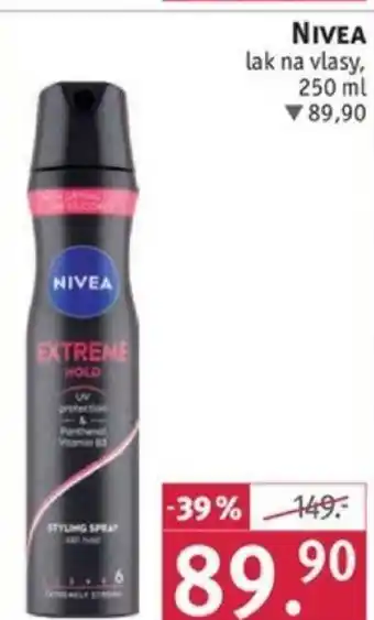Rossmann NIVEA lak na vlasy nabídka