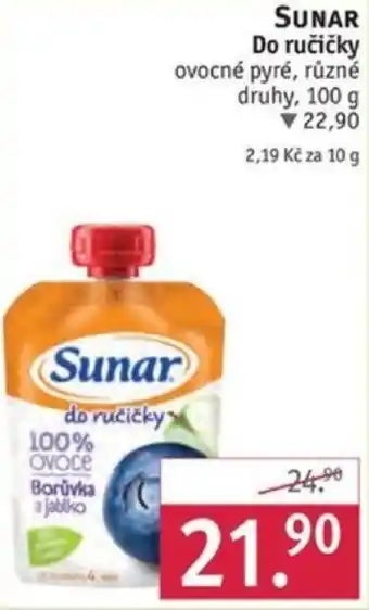 Rossmann SUNAR Do ručičky ovocné pyré nabídka