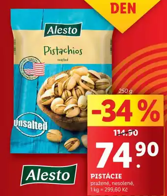 Lidl Pistácie nabídka