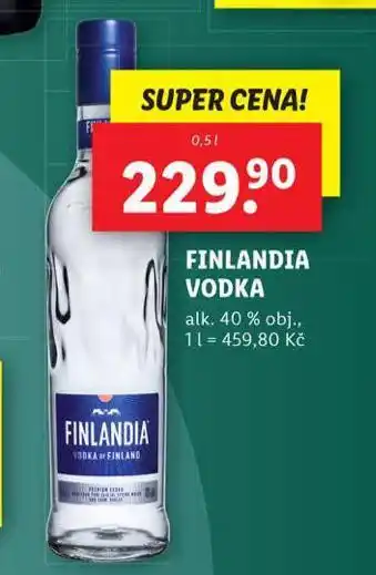 Lidl Finlandia vodka nabídka