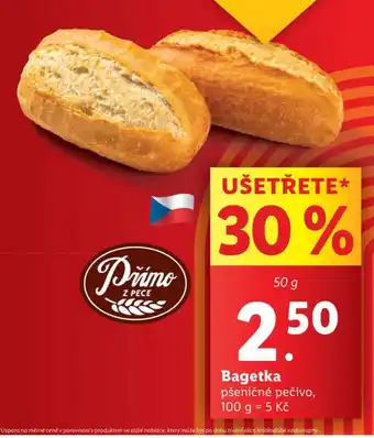 Lidl Bagetka nabídka