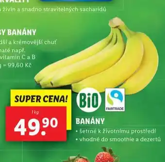 Lidl Banány nabídka