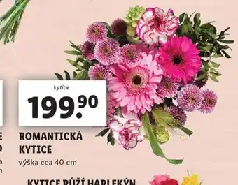 Lidl Romantická kytice nabídka