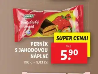 Lidl Perník s jahodovou náplní nabídka