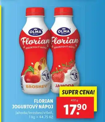 Lidl Olma florian jogurtový nápoj nabídka