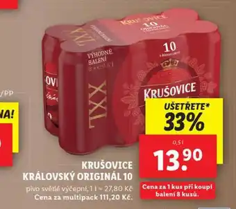 Lidl Pivo krušovice nabídka