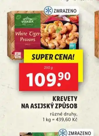 Lidl Krevety na asijský způsob nabídka