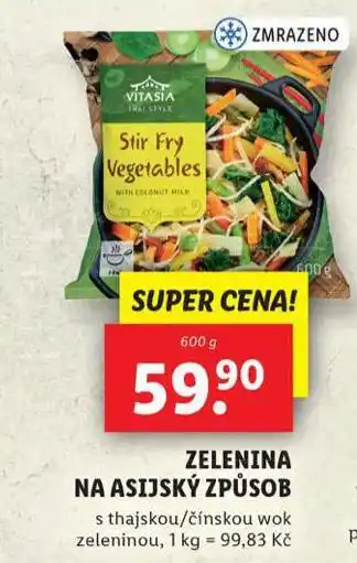 Lidl Zelenina na asijský způsob nabídka