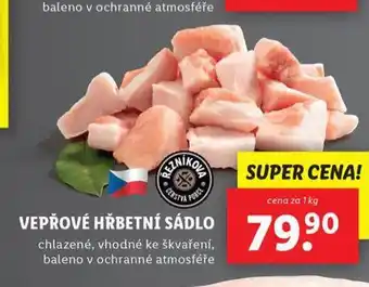 Lidl Vepřové hřbetní sádlo nabídka