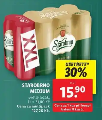 Lidl Pivo starobrno nabídka
