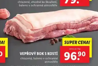 Lidl Vepřový bok s kostí nabídka
