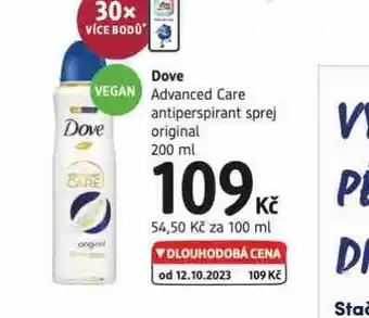 dm drogerie Dove antiperspirant nabídka