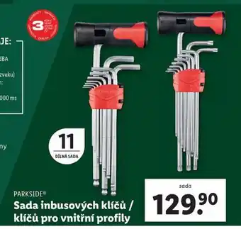 Lidl Sada inbusových klíčů nabídka
