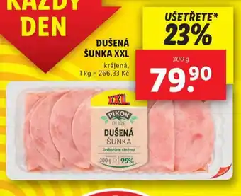 Lidl Dušená šunka nabídka