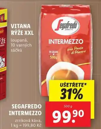 Lidl Káva segafredo nabídka
