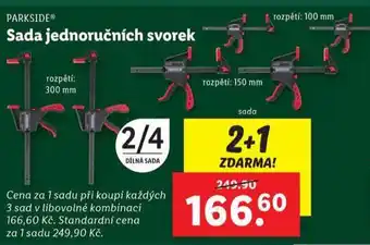 Lidl Sada jednoručních svorek nabídka