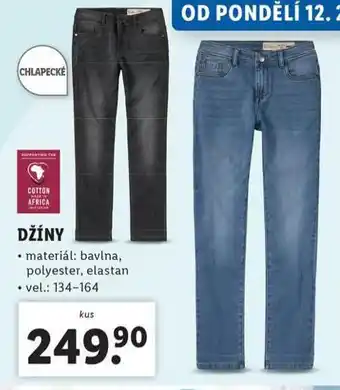 Lidl Džíny nabídka